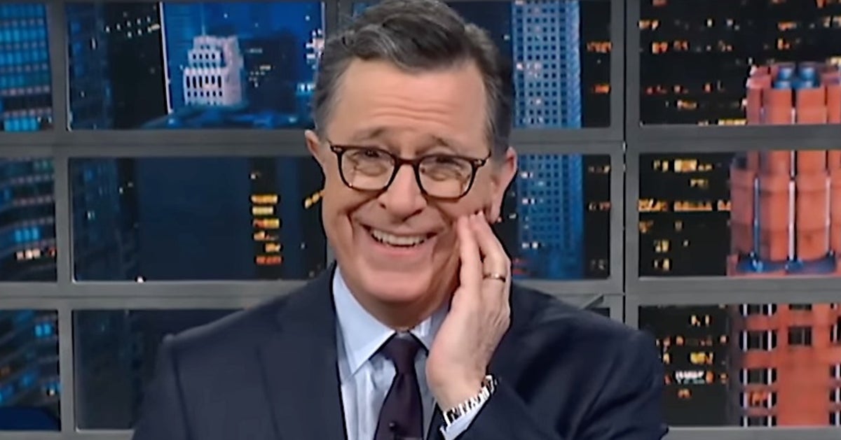 NextImg:Stephen Colbert Spots Moment Trump Accidentally Trolled Elon Musk In A Hilarious Way