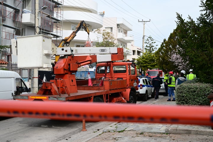 Το σημείο όπου σημειώθηκε το δυστυχήμα