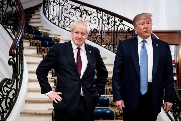 Donald Trump and Boris Johnson in 2019.