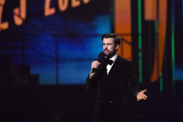 Jack Whitehall presenting the 2025 Brit Awards