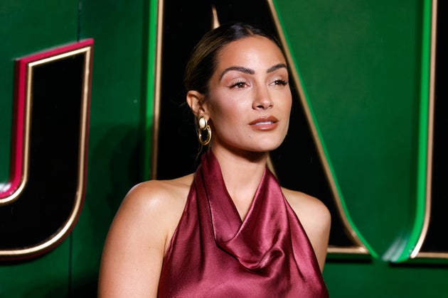 Frankie Bridge poses for photographers upon arrival at the premiere of the film 'Wicked' on Monday, Nov. 18, 2024, in London. (Photo by Millie Turner/Invision/AP)