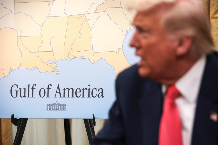 The Associated Press is suing the Trump administration for excluding its reporters from briefings and events for the organization's refusal to change the name of the Gulf of Mexico.