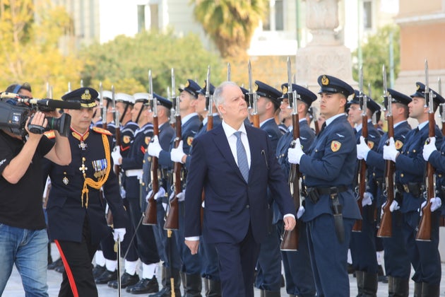 Ορκωμοσία του νέου Προέδρου της Δημοκρατίας Κωνσταντίνου Τασούλα, στην Ολομέλεια της Βουλής, Πέμπτη 13 Μαρτίου 2025. (ΓΙΑΝΝΗΣ ΠΑΝΑΓΟΠΟΥΛΟΣ/EUROKINISSI)