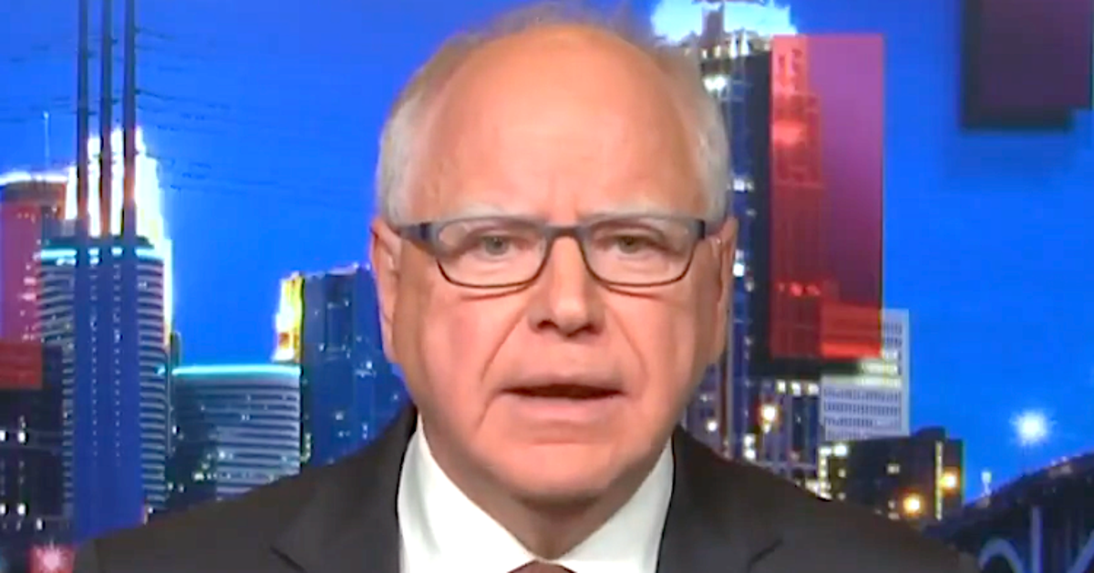 Tim Walz Says 'We Wouldn't Be In This Mess' If It Wasn't For Him And Harris