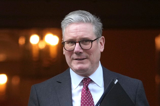 Keir Starmer leaving 10 Downing Street.