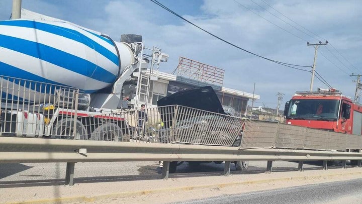 Το αυτοκίνητο του άτυχου άνδρα.