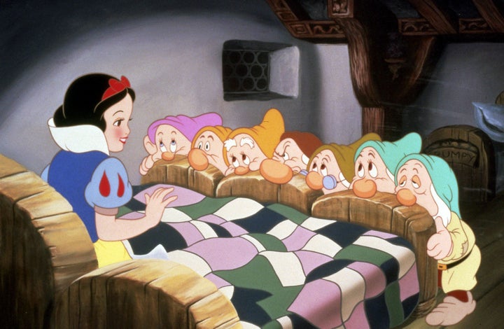 Snow White as depicted in the original Disney animated movie