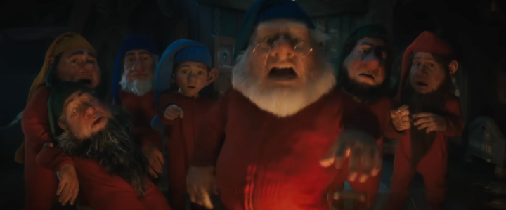 The "seven dwarves" as portrayed in the new Disney film