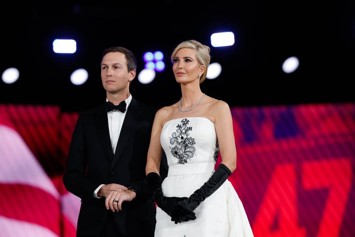 Jared Kushner and Ivanka Trump at the Liberty Inaugural Ball on Jan. 20 in Washington, D.C.