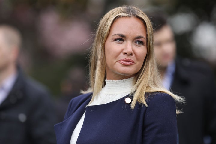 Vanessa Trump appears during an Easter White House event in April 2018. Her ex-husband is reportedly "cool" with her new relationship.