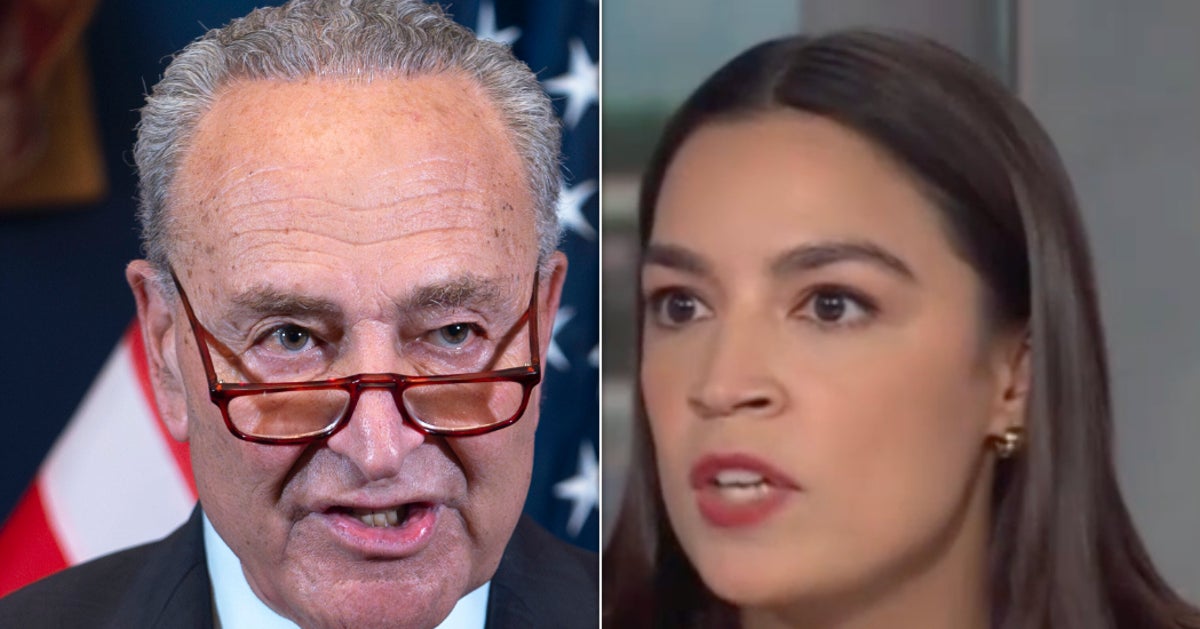 'Unthinkable': AOC Shreds Chuck Schumer For 'Profoundly Misreading The Moment'