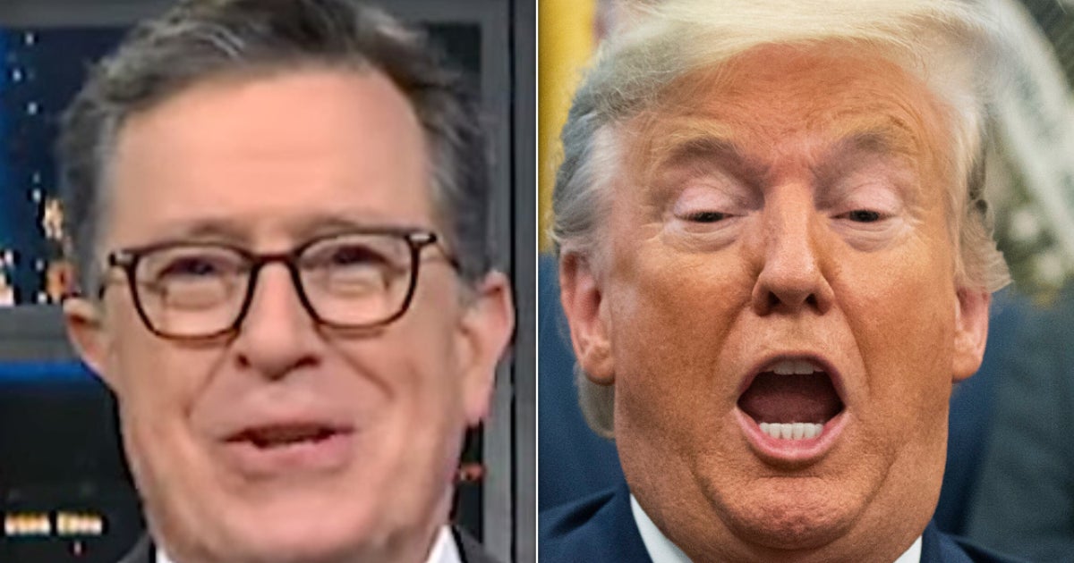 NextImg:Stephen Colbert Spots Truly Uncomfortable Moment Trump Was Tripped Up By Easy Question