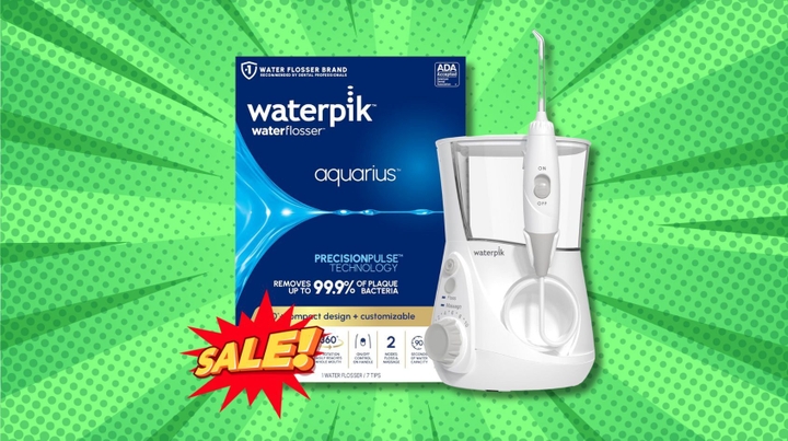 Grab the dentist-recommended Waterpik while it's on sale for a limited time.