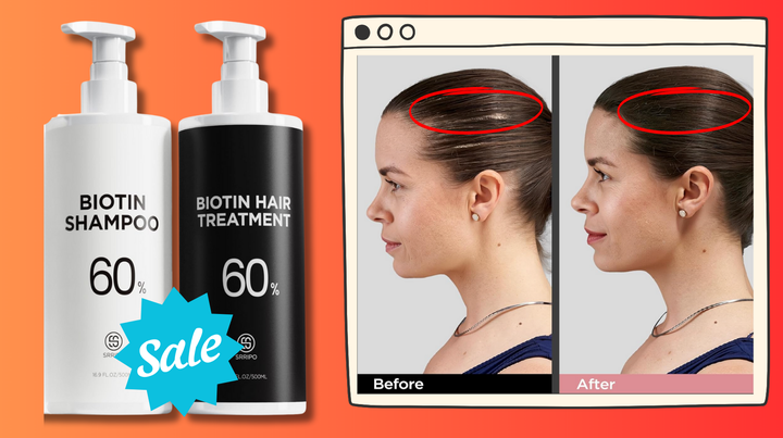 Grab this anti-thinning hair cleansing treatment while it's marked down!