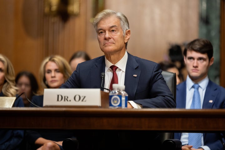 WASHINGTON, DC - MARCH 14: Dr. Mehmet Oz, nominee to be administrator of the Centers for Medicare and Medicaid Services, is seen ahead of his hearing in front of the Senate Finance Committee, in Washington, DC on March 14, 2025. (Photo by Nathan Posner/Anadolu via Getty Images)