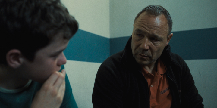Owen Cooper and Stephen Graham in Netflix's Adolescence