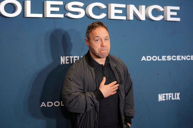 Stephen Graham at the premiere of Adolescence