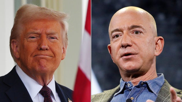 Trump and Bezos