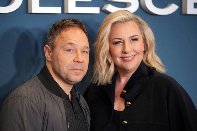 Stephen Graham and Hannah Walters at the premiere of Adolescence last week