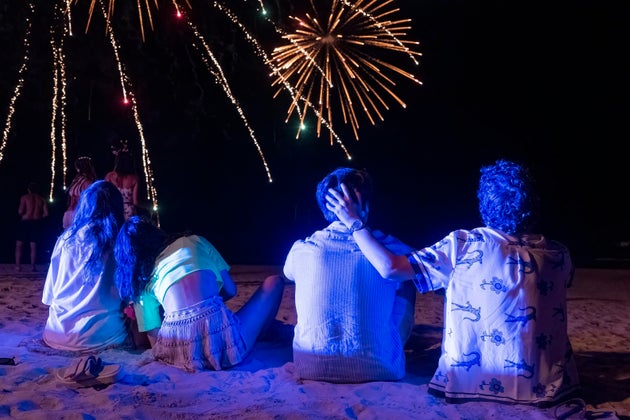 Aimee Lou Wood, Charlotte Le Bon, Patrick Schwarzenegger and Sam Nivola in The White Lotus