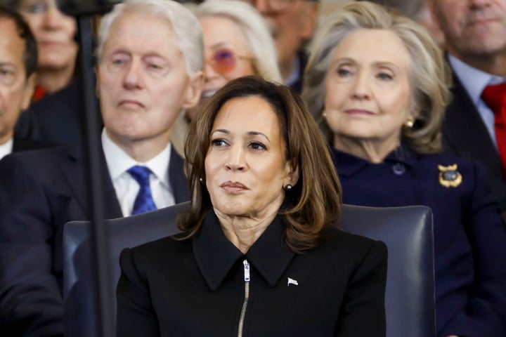 Former Vice President Kamala Harris during the 60th presidential inauguration in the rotunda of the US Capitol in Washington, D.C., on Jan. 20.