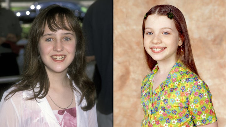 Child stars Mara Wilson (left) and Michelle Trachtenberg in the 1990s.