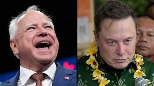 Tim Walz Reveals Hilariously Petty Way He Uses Elon Musk To 'Boost' His Mood | HuffPost Latest News