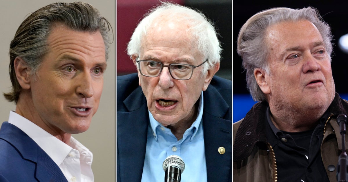 Gavin Newsom Draws Parallels Between Bannon and Sanders' Economic Messages