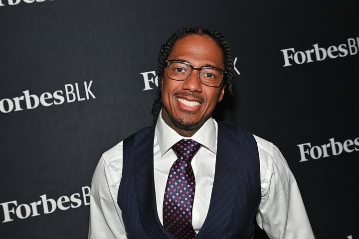Nick Cannon attends the 2023 ForbesBLK Summit at Southern Exchange Ballrooms in Atlanta.