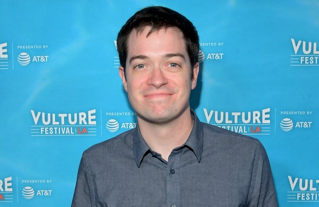 Dan Perrault at a panel event for his show American Vandal