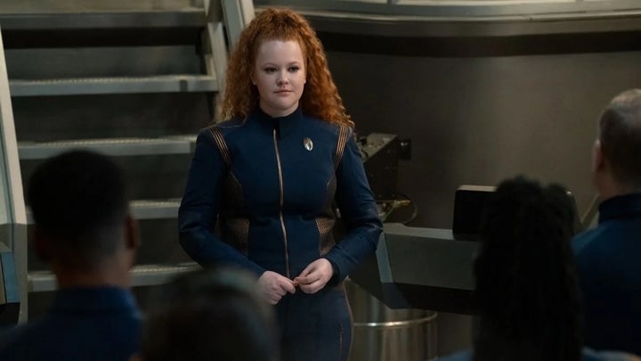 Mary Wiseman as Sylvia Tilly in Star Trek: Discovery