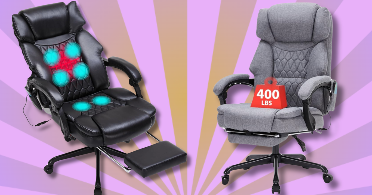 Reviewers Say This Massaging Desk Chair Is A ‘Game Changer’ For Back Pain Relief — And It’s On Sale