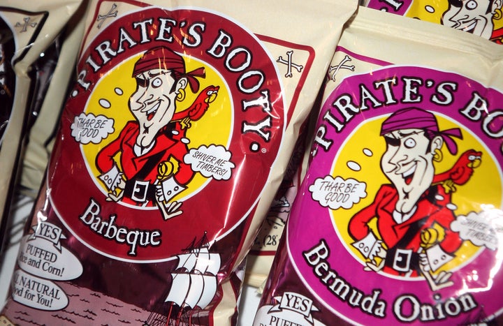 Bags of Pirate's Booty are seen on September 17, 2009 in Los Angeles, California. (Photo by Matthew Simmons/WireImage)