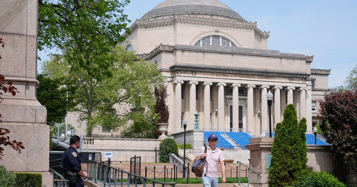 NextImg:Columbia University Caves After Threats From Trump