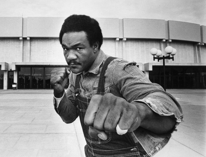 George Foreman beat then-undefeated world heavyweight champion Joe Frazier in 1972, prompting the iconic call, "Down goes Frazier!"