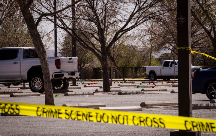 To πάρκινγκ - χώρος εγκλήματος (Chancey Bush/The Albuquerque Journal via AP)