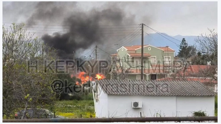 Φωτιά σε ξενοδοχείο της Κέρκυρας από καύση υλικών.