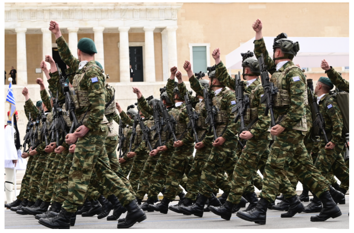 Παρέλαση 25ης Μαρτίου στο Σύνταγμα.