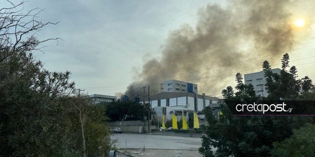 Η μεγάλη πυρκαγιά στη ΒΙΠΕ Ηρακλείου