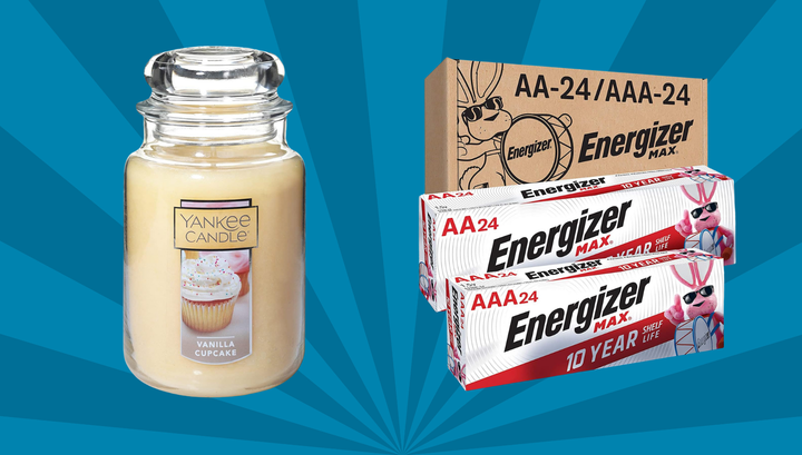 Yankee Candle and Energizer batteries