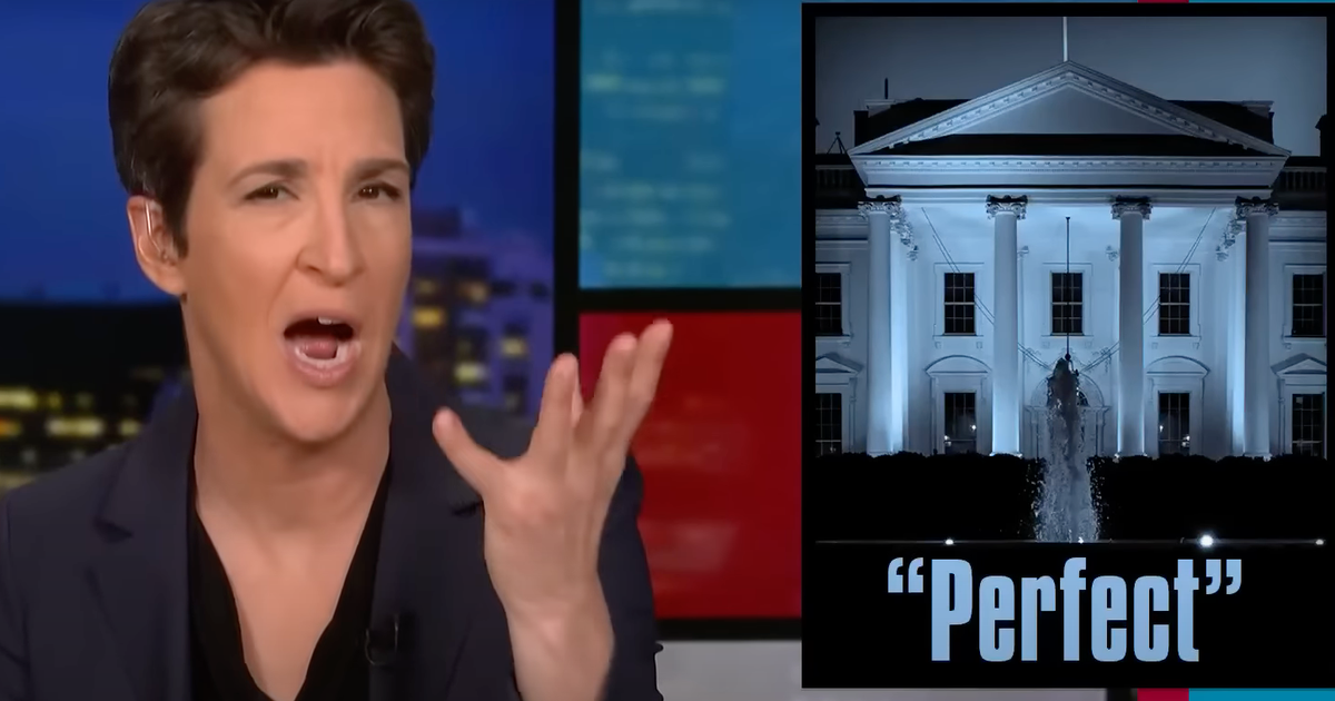 NextImg:Rachel Maddow Has Chef’s Kiss Response To Trump’s ‘Perfect’ Presidency Claim