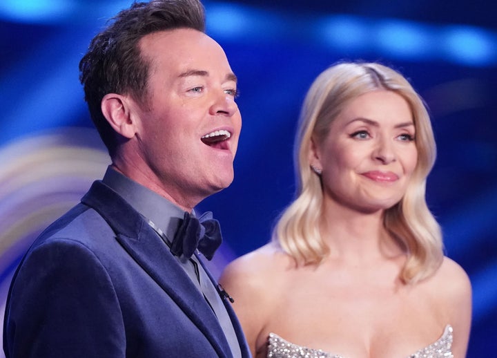 Dancing On Ice hosts Stephen Mulhern and Holly Willoughby