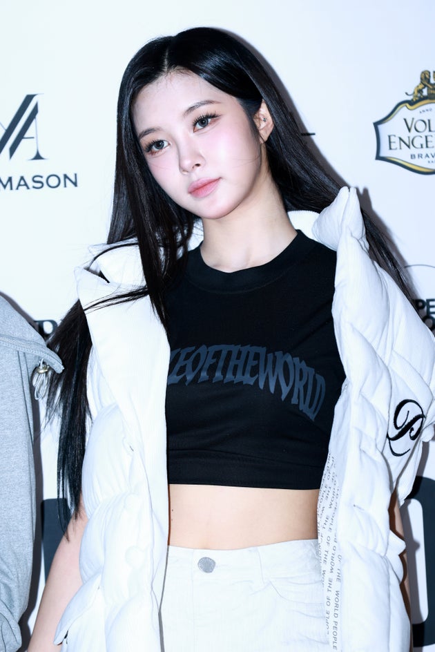 ガールズグループ、Kep1erのダヨンさん（韓国・ソウル、2025年2月6日）