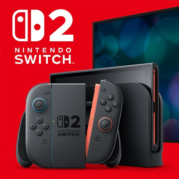 任天堂が2025年の発売を発表した「ニンテンドースイッチ2」（同社提供）