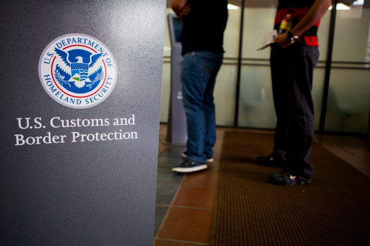 People wait to speak to a U.S. Customs and Border Protection officer in San Diego. Several countries have issued warnings to its citizens of potential detention, arrest or denied entry at U.S. border points.