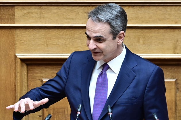 Συζήτηση στην Ολομέλεια της Βουλής, κατόπιν αιτήματος του Πρωθυπουργού Κυριάκου Μητσοτάκη, με αντικείμενο την ενημέρωση του Σώματος για τον προγραμματισμό των αμυντικών εξοπλισμών και την αμυντική πολιτική της χώρας, Τετάρτη 2 Απριλίου 2025. (ΜΙΧΑΛΗΣ ΚΑΡΑΓΙΑΝΝΗΣ/EUROKINISSI)