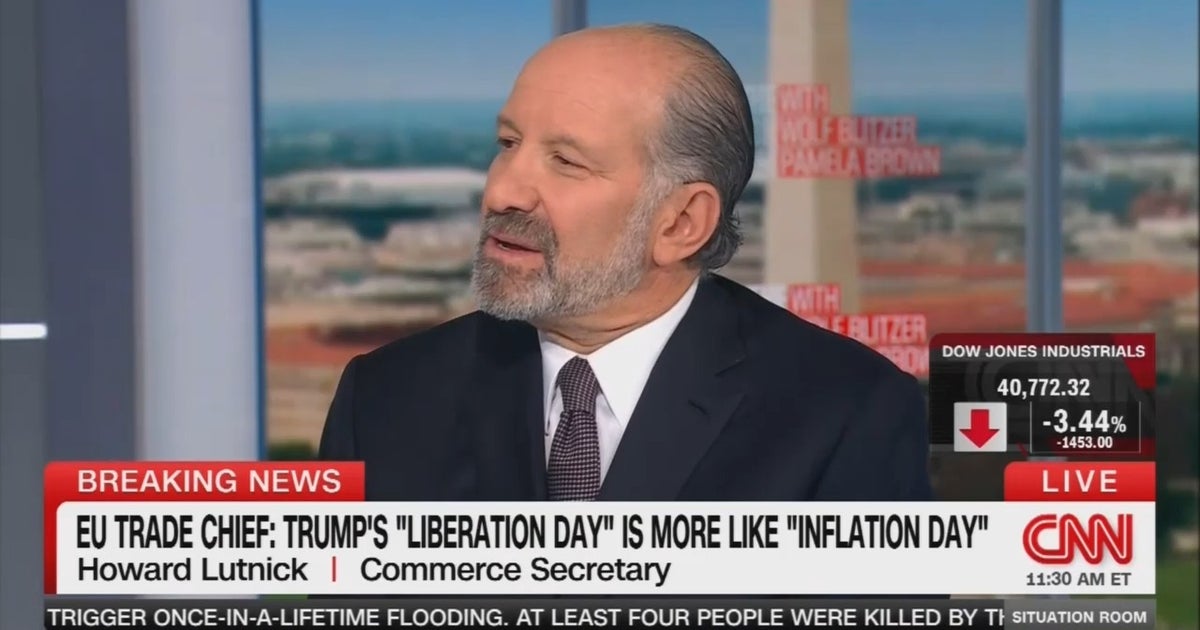 Commerce Secretary Howard Lutnick Says No Chance Trump Backs Off On Global Tariffs