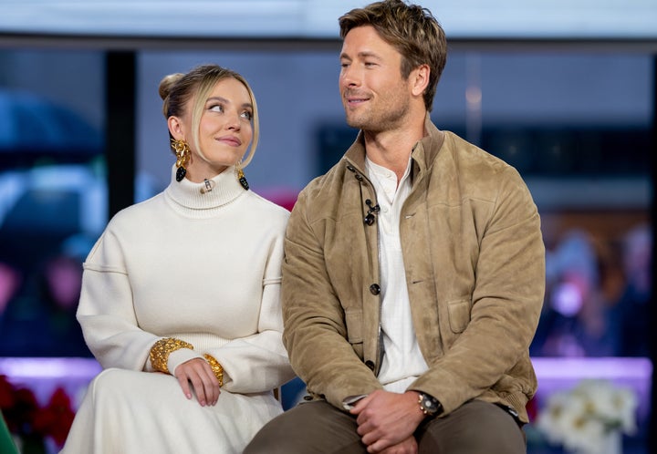 Sydney Sweeney and Glen Powell on "Today" on Dec. 11, 2023.