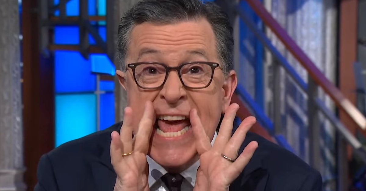 ‘We’re F**king Dying!’: Stephen Colbert Begs The ‘Deep State’ To Stop Trump - HuffPost