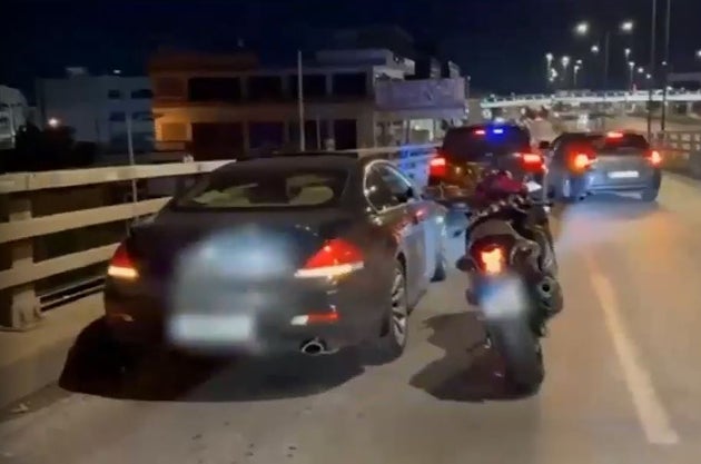 Στιγμιότυπο από βίντεο της ακινητοποίησης του οχήματος